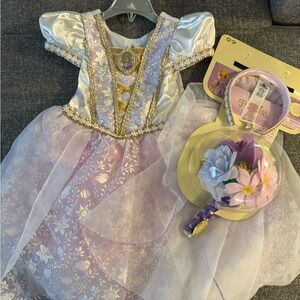 Disney Rapunzel Kids Costume - Lavender and White